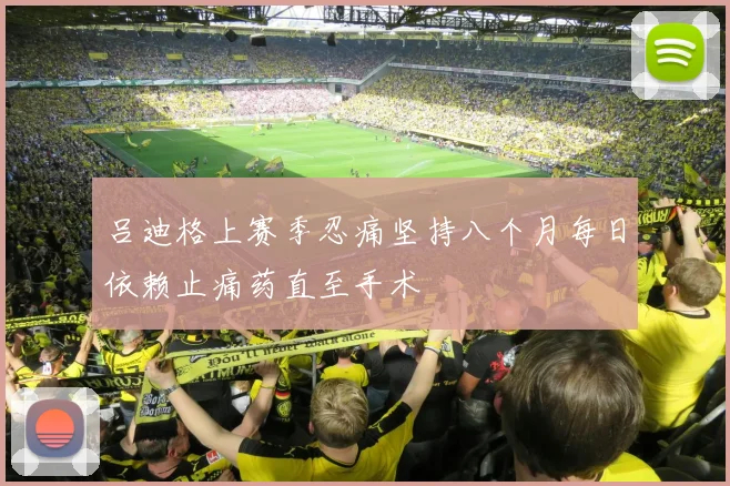 吕迪格上赛季忍痛坚持八个月每日依赖止痛药直至手术